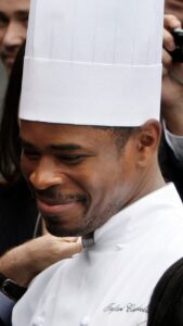 Then–White House sous chef Tafari Campbell during a November 2008 event on the South Lawn of the White House. 