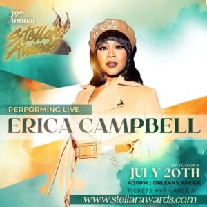 Erica Campbell set to perform at the 39th Annual Stellar Gospel Music Awards