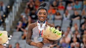 Read more about the article SIMONE BILES SHINES WITH RECORD-SETTING NINTH NATIONAL TITLE